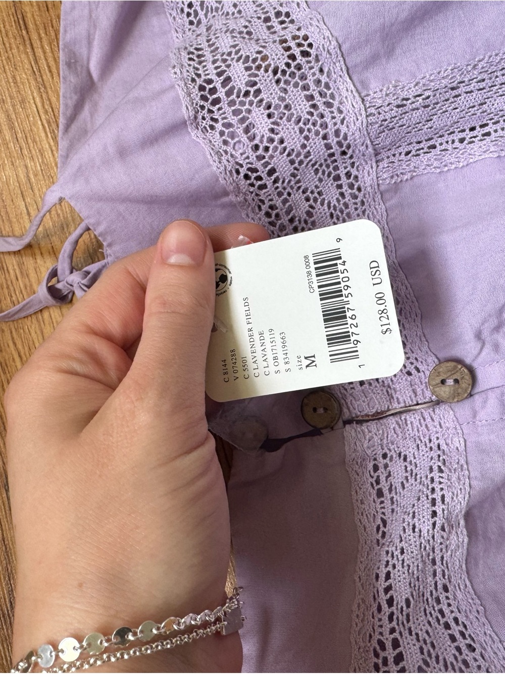 New with tags - Free People - Purple Lavender Fields Dress - Picture 3 of 3